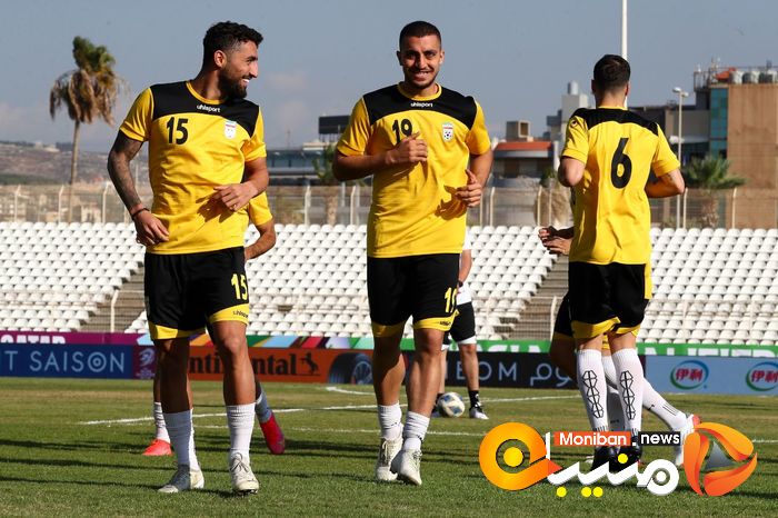 آخرین تمرین تیم ملی قبل از بازی با لبنان