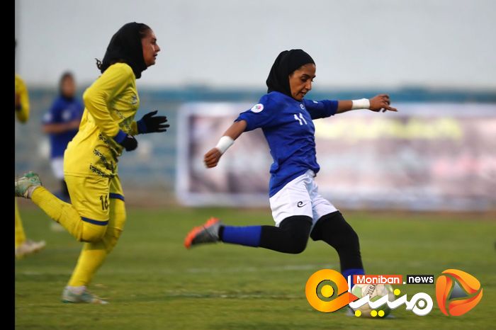 جشن قهرمانی تیم خاتون بم قهرمان رقابت های لیگ فوتبال بانوان