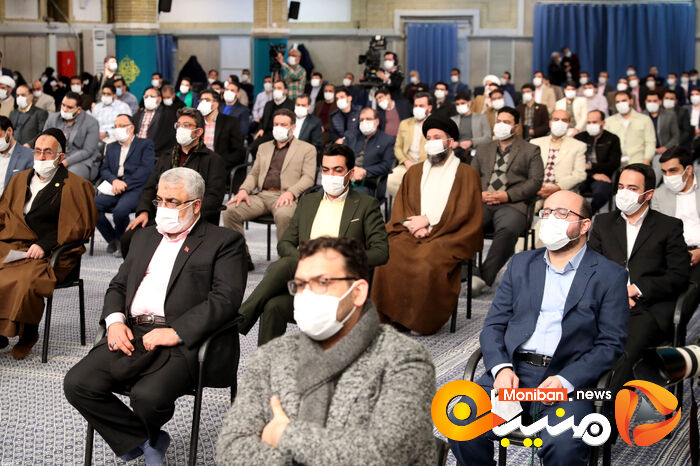 دیدار مداحان با رهبر انقلاب