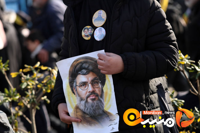 گزارش تصویری/ مراسم تشییع پیکر سیدحسن نصرالله و سیدهاشم صفی الدین