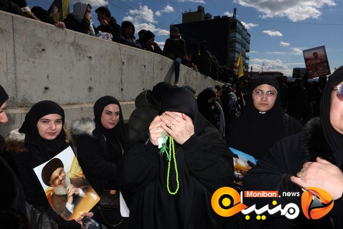 گزارش تصویری/ حضور جنگنده های اسرائیلی بر فراز تشییع پیکر سیدحسن نصرالله