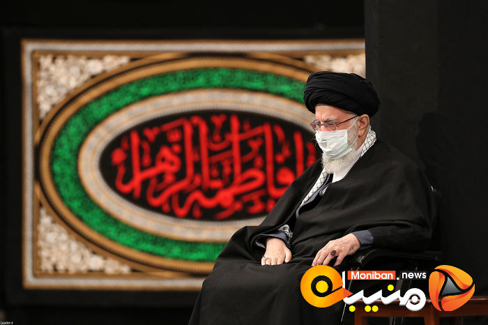 مراسم عزاداری ایام فاطمیه در حسینیه امام خمینی (ره) با حضور رهبر معظم انقلاب