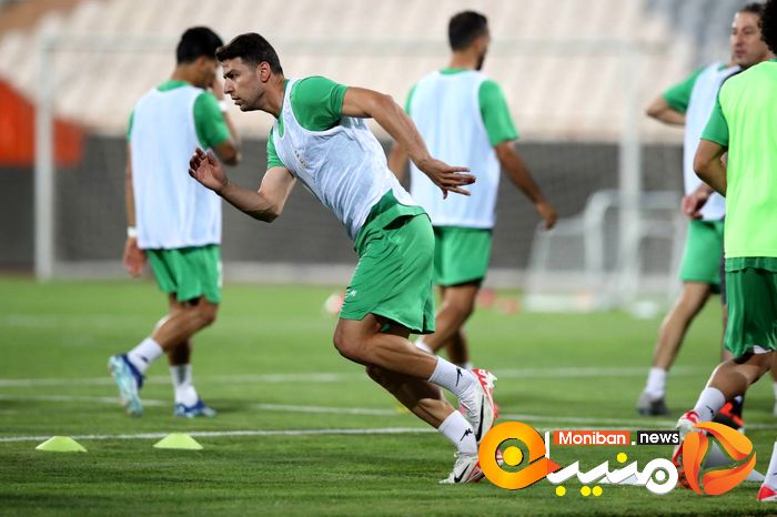 گزارش تصویری| تمرین تیم ملی فوتبال برای بازی با ازبکستان
