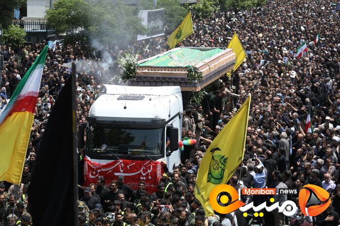 گزارش تصویری| تشییع پیکر رئیسی و همراهانش در تهران