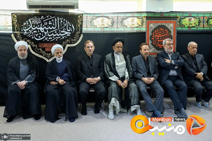 مراسم عزاداری سیدالشهدا (ع) در دفتر حسن روحانی