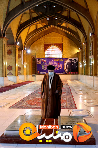 حضور رهبری در مرقد امام خمینی و مزار شهدا
