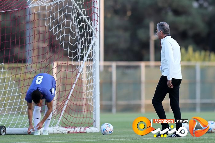 گزارش تصویری| تمرین تیم ملی فوتبال