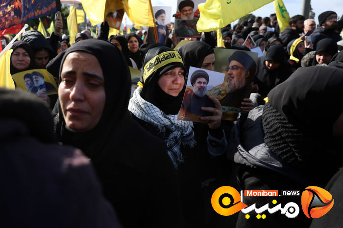 گزارش تصویری/ مراسم تشییع پیکر سیدحسن نصرالله و سیدهاشم صفی الدین