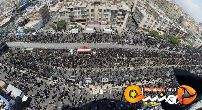 گزارش تصویری| تشییع پیکر رئیسی و همراهانش در تهران