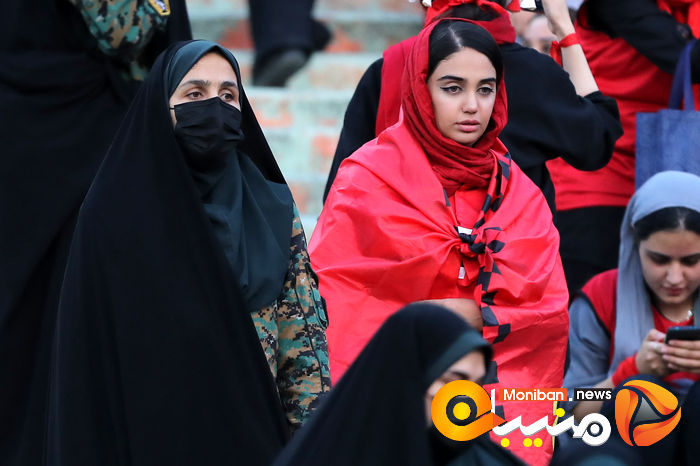 گزارش تصویری| دختران پرسپولیسی در ورزشگاه آزادی