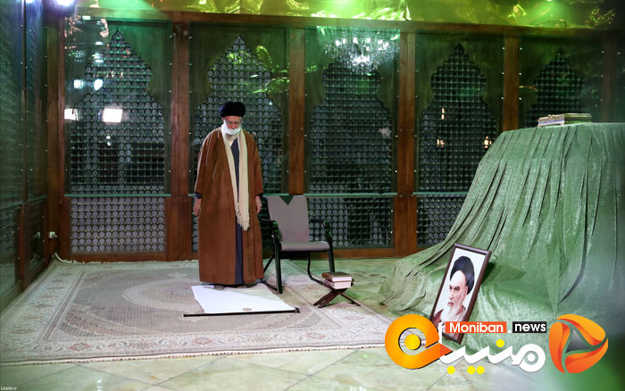 حضور رهبری در مرقد امام خمینی و مزار شهدا