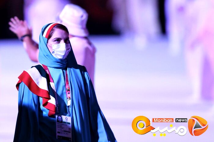 رژه کاروان ایران در المپیک Tokyo 2020