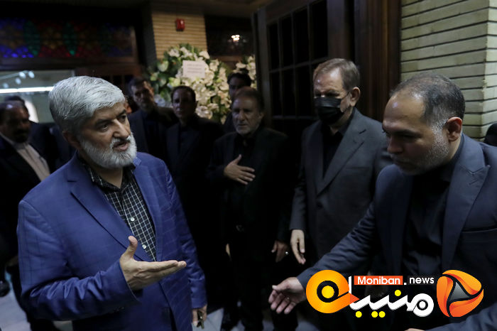 گزارش تصویری| حضور خاتمی، روحانی، خمینی و لاریجانی در مراسم ختم والده اسحاق جهانگیری