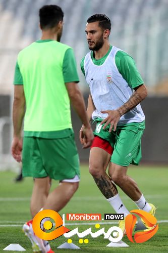 گزارش تصویری| تمرین تیم ملی فوتبال برای بازی با ازبکستان