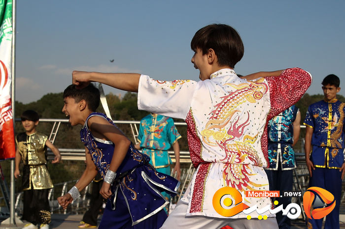 گزارش تصویری| همایش بزرگ ووشوکاران استان تهران در پل طبیعت