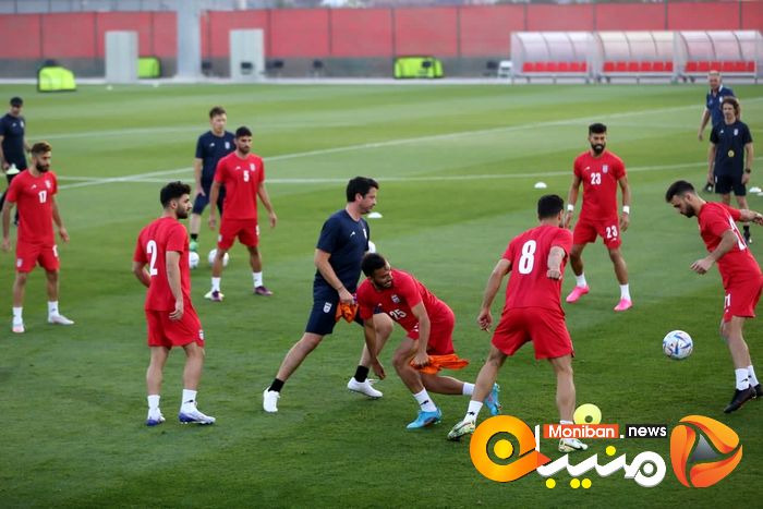 گزارش تصویری| تمرین تیم ملی فوتبال در قطر