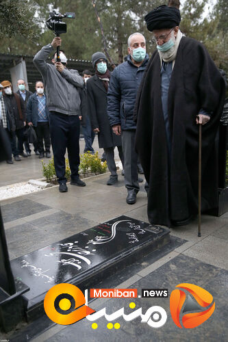 گزارش تصویری| حضور رهبر انقلاب بر مزار شهدا