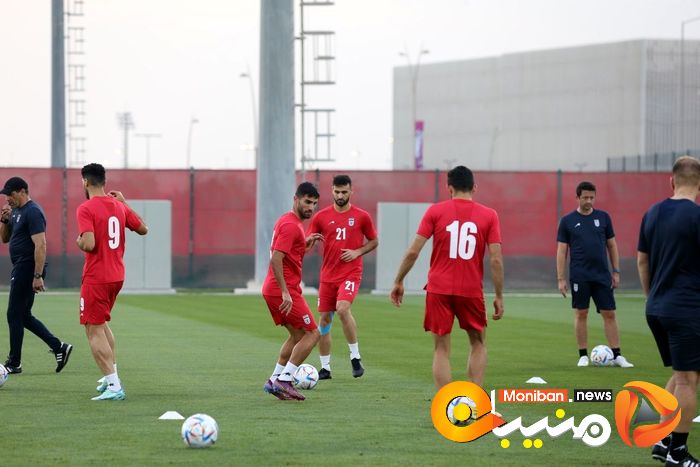 گزارش تصویری| تمرین تیم ملی فوتبال در قطر