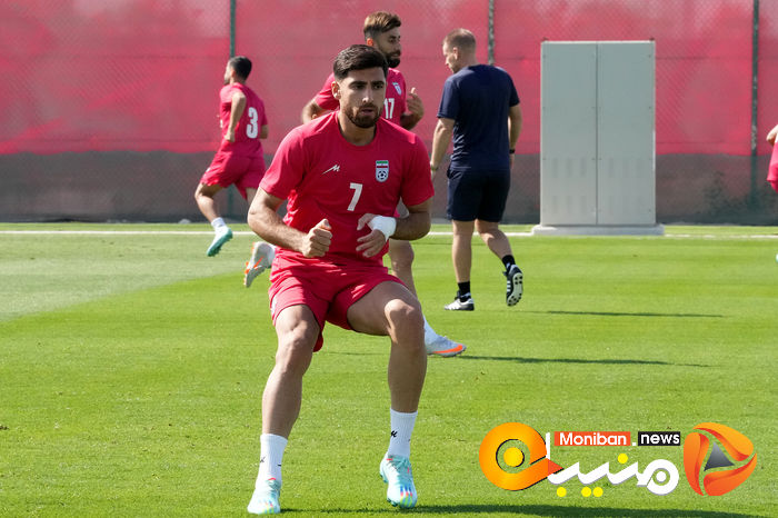 گزارش تصویری| تمرین تیم ملی قبل ار بازی مقابل ولز
