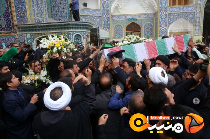 گزارش تصویری| تشییع پیکر رئیسی و همراهانش در قم