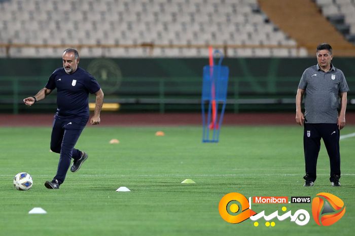 گزارش تصویری| تمرین تیم ملی فوتبال برای بازی با ازبکستان