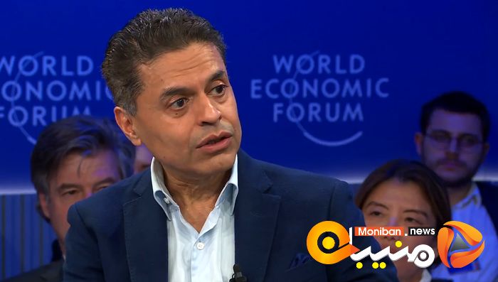 گزارش تصویری/ گفتگوی ظریف با فرید زکریا، مجری سی ان ان در اجلاس داووس