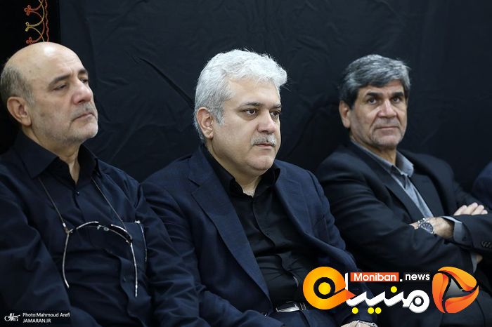 مراسم عزاداری سیدالشهدا (ع) در دفتر حسن روحانی