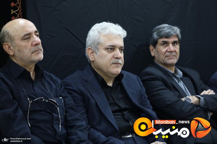 مراسم عزاداری سیدالشهدا (ع) در دفتر حسن روحانی