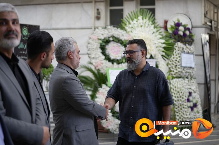 مراسم ختم پدر صاحب امتیاز منیبان