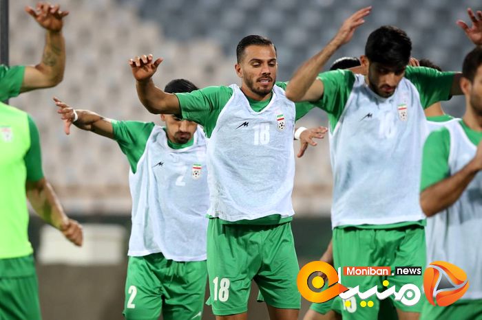 گزارش تصویری| تمرین تیم ملی فوتبال برای بازی با ازبکستان