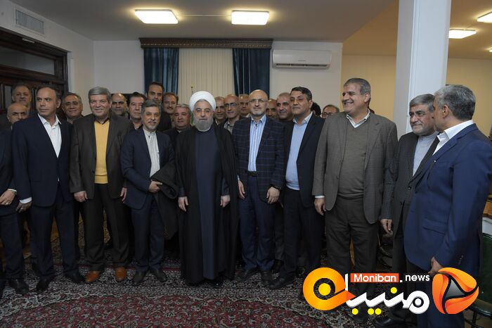 دیدار جمعی از فرهنگیان با حسن روحانی