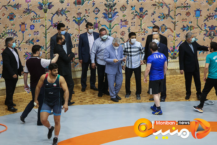 بازدید معاون رییس جمهور از اردوی تیم های ملی کشتی