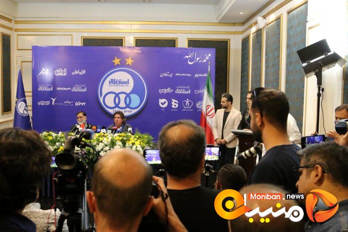 مراسم امضای قرارداد ریکاردو ساپینتو، سرمربی استقلال