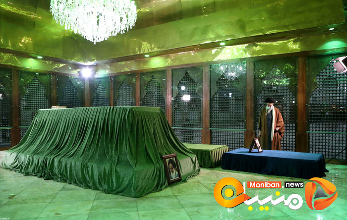 حضور رهبری در مرقد امام خمینی و مزار شهدا