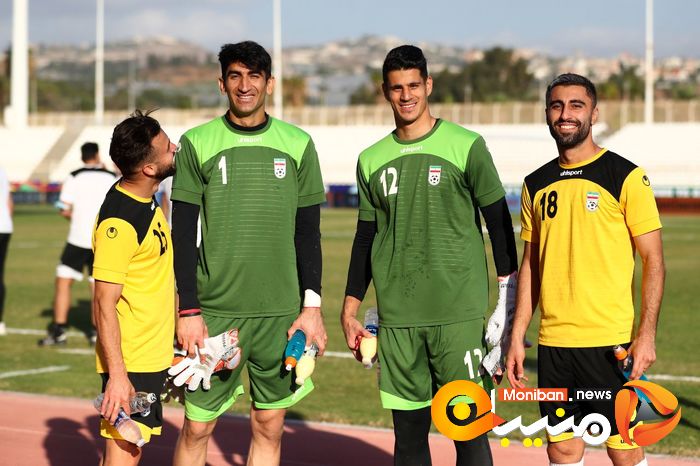 آخرین تمرین تیم ملی قبل از بازی با لبنان