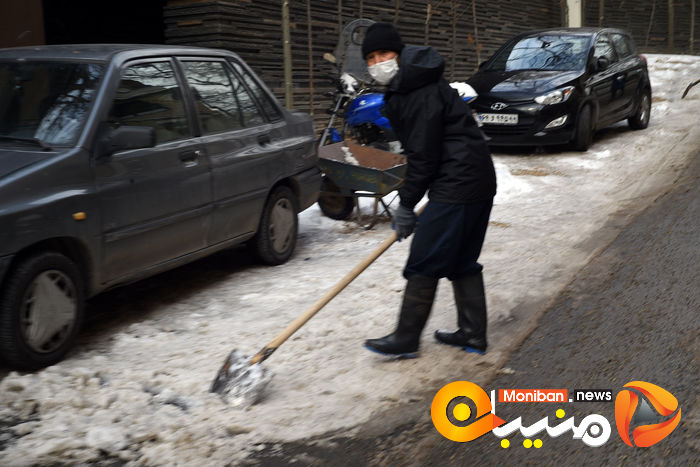 گزارش تصویری| تهران در برف