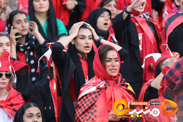 گزارش تصویری| دختران پرسپولیسی در ورزشگاه آزادی