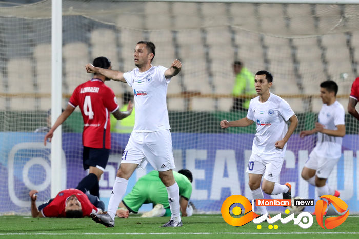 گزارش تصویری| بازی نساجی و نوبهار ازبکستان