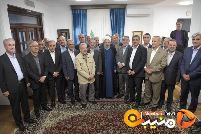 دیدار استانداران دولت یازدهم و دوازدهم با حسن روحانی