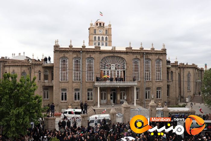 گزارش تصویری| تشییع پیکر رئیسی، آل هاشم و همراهانشان در تبریز