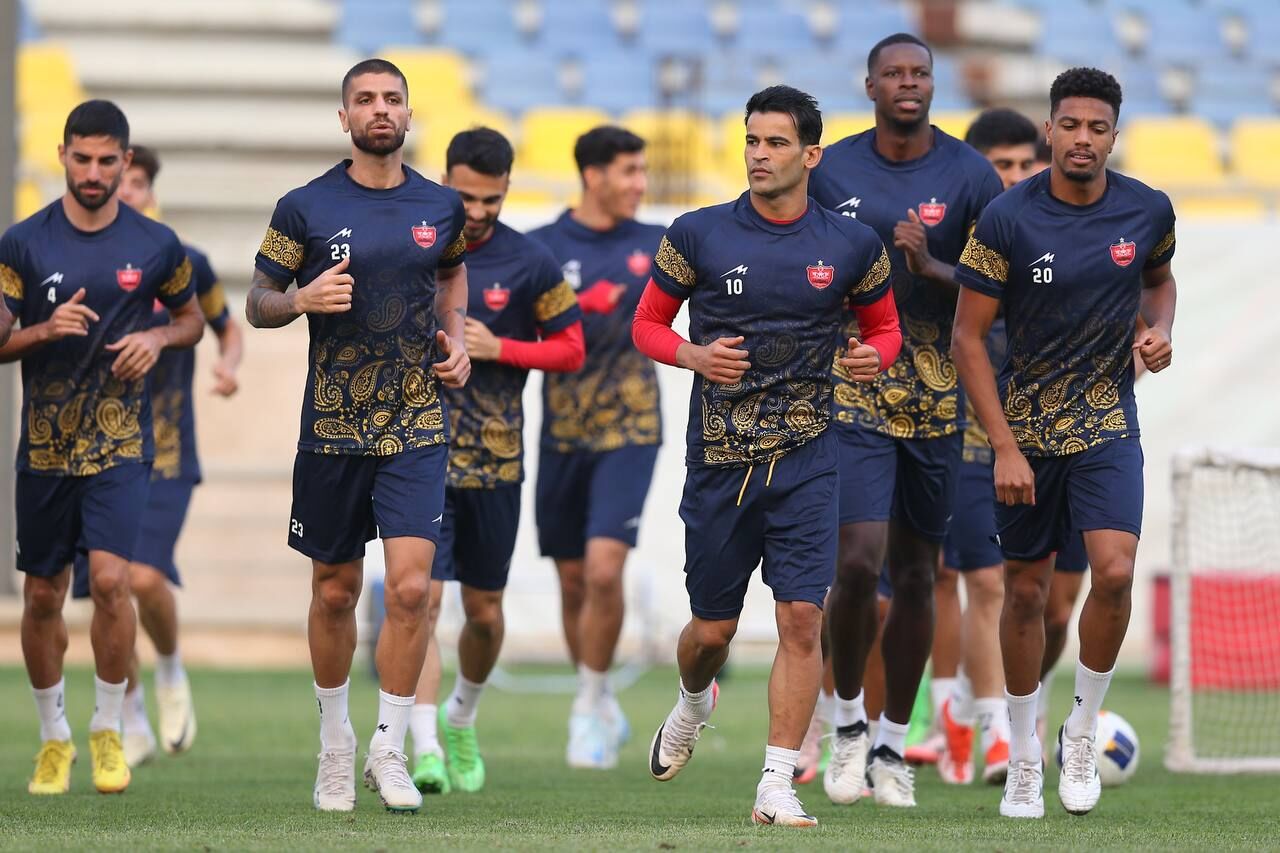 گزارش تصویری/ آخرین تمرین پرسپولیس پیش از بازی با پاختاکور