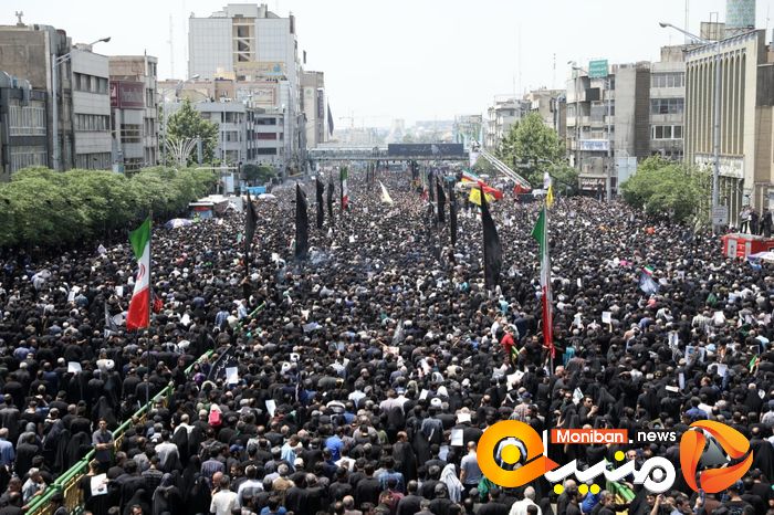 گزارش تصویری| تشییع پیکر رئیسی و همراهانش در تهران