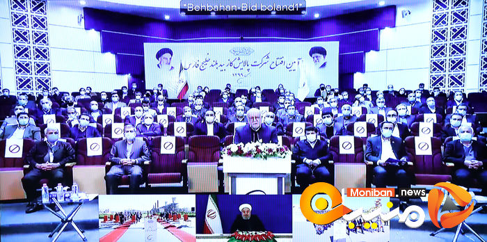 مراسم بهره برداری از طرح های ملی وزارت نفت