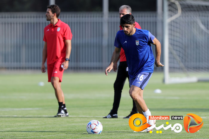 اولین تمرین تیم  ملی فوتبال با کارلوس کی روش