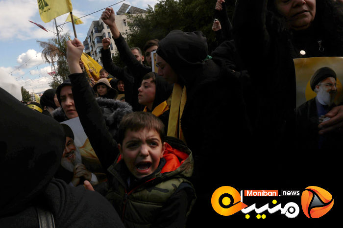 گزارش تصویری/ مراسم تشییع پیکر سیدحسن نصرالله و سیدهاشم صفی الدین