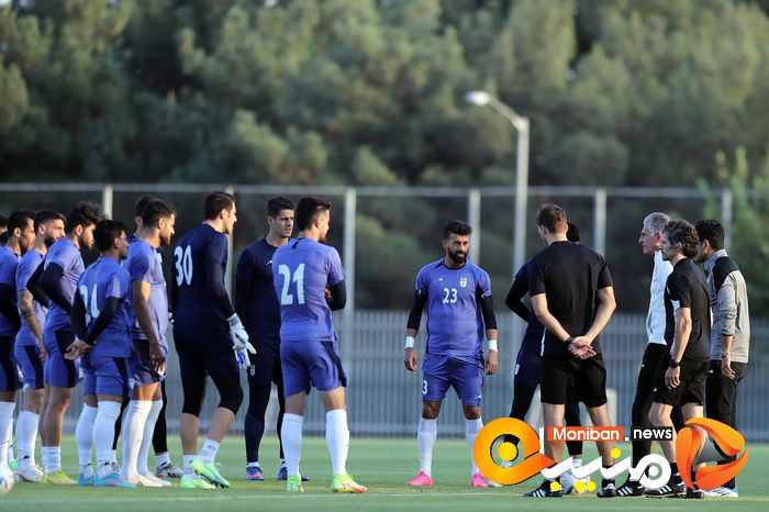 گزارش تصویری| تمرین تیم ملی فوتبال