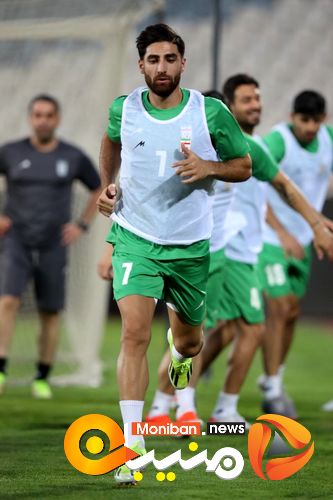 گزارش تصویری| تمرین تیم ملی فوتبال برای بازی با ازبکستان