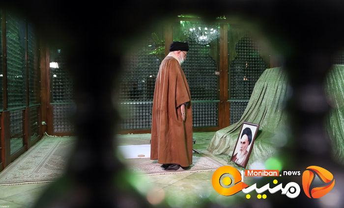 حضور رهبری در مرقد امام خمینی و مزار شهدا