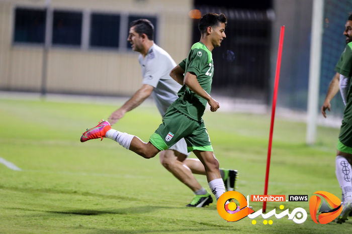 تمرین تیم ملی فوتبال ایران در ورزشگاه النجمه بحرین