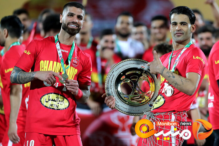 گزارش تصویری|جشن قهرمانی پرسپولیس در جام حذفی